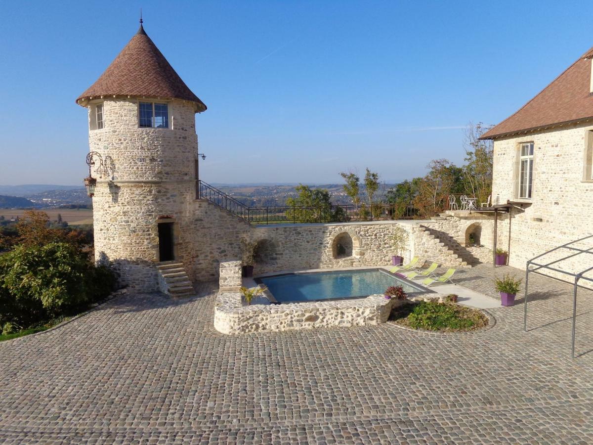 Bed and Breakfast La Tour De Quinsonnas Serezin-de-la-Tour Exterior foto